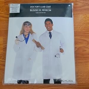 Lab Coat Costume NWT Doctor's Costume Standard Adult Size